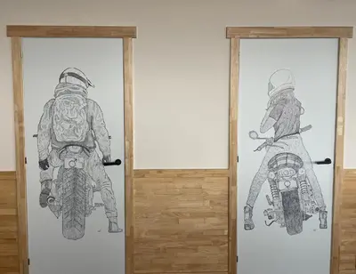 Plano de Moto Albergue Farango FOR MOTORBIKERS ONLY - SOLO PARA MOTEROS