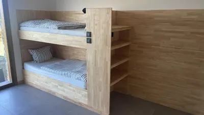 Cama o camas de una habitación en Moto Albergue Farango FOR MOTORBIKERS ONLY - SOLO PARA MOTEROS