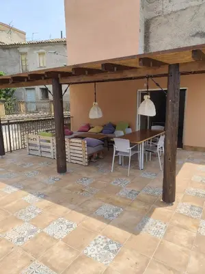 Un balcón o terraza de Cal Perico, apartamento con terraza