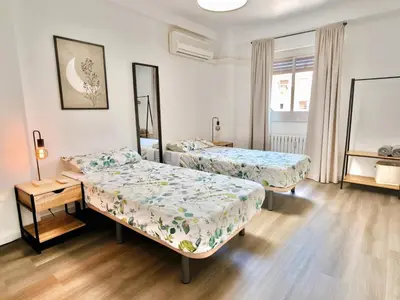 Cama o camas de una habitación en La Parada de Arco by Alogest