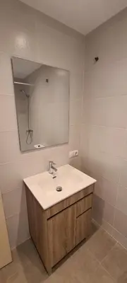 Un baño de Antiga Fonda la Palma