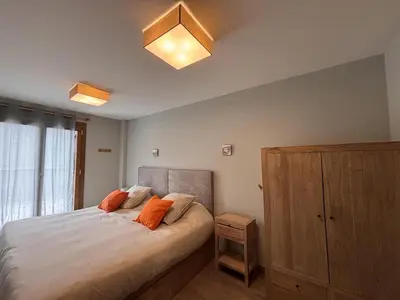 Cama o camas de una habitación en BPirineos-Paseo Eriste