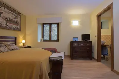Cama o camas de una habitación en Ruta del Tiempo