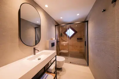 Un baño de Hotel Fonfreda