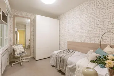 Cama o camas de una habitación en Apartamentos Kyns