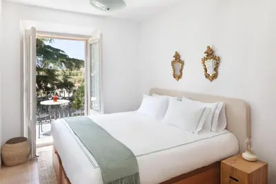Cama o camas de una habitación en Hotel Dosterras