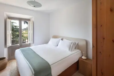 Cama o camas de una habitación en Hotel Dosterras