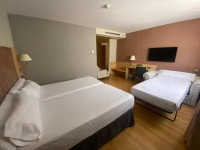 Cama o camas de una habitación en U Hotel Villa-Gomá
