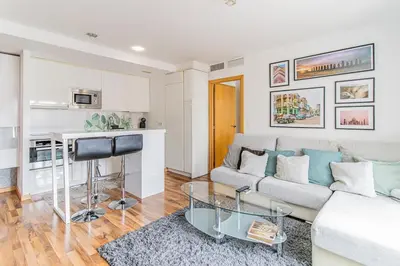 Una cocina o zona de cocina en Stylish Duplex in the heart of Zaragoza
