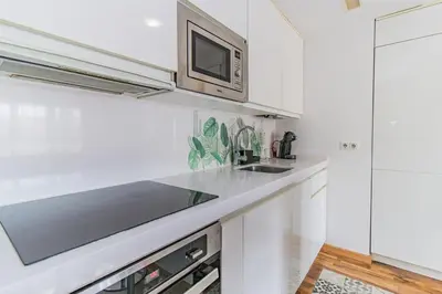 Una cocina o zona de cocina en Stylish Duplex in the heart of Zaragoza