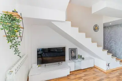 Una cocina o zona de cocina en Stylish Duplex in the heart of Zaragoza