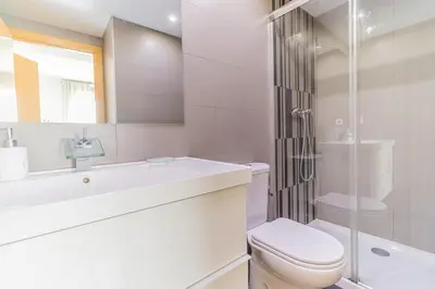 Un baño de Stylish Duplex in the heart of Zaragoza
