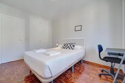 Cama o camas de una habitación en Camino Pamplona 5 by Clabao