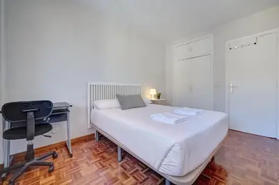 Cama o camas de una habitación en Camino Pamplona 5 by Clabao
