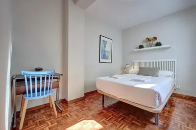 Cama o camas de una habitación en Camino Pamplona 5 by Clabao