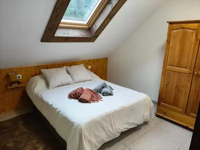 Cama o camas de una habitación en Apartamento ático Belabarce
