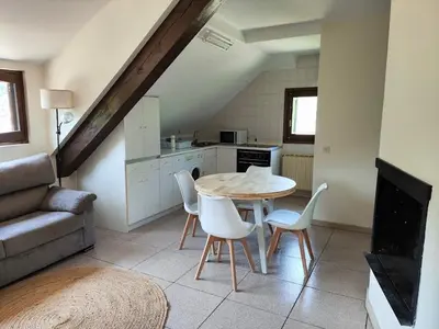 Zona de estar de Apartamento ático Belabarce