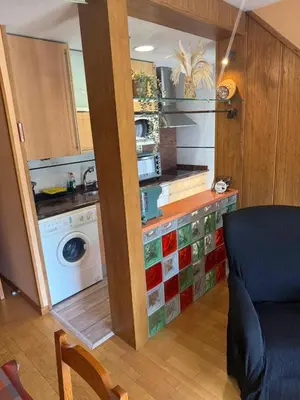 Una cocina o zona de cocina en Ibón de Bucuesa