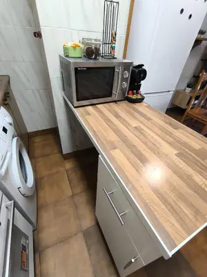 Una cocina o zona de cocina en Ático en Formigal - Parking Privado Incluido