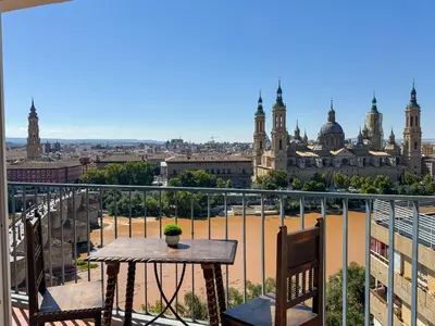 Un balcón o terraza de Best Views to El Pilar- Turistea