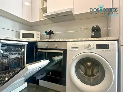 Una cocina o zona de cocina en Dos Torres La Dulcería - Jacuzzi y vistas en el corazón de Zaragoza