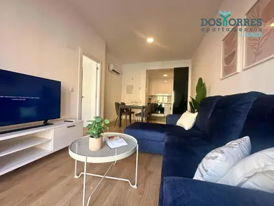 Zona de estar de Dos Torres La Dulcería - Jacuzzi y vistas en el corazón de Zaragoza