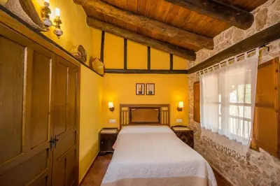 Cama o camas de una habitación en Casa El Mirador