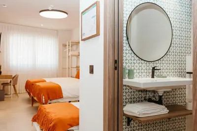Un baño de Hostal Ainhoa