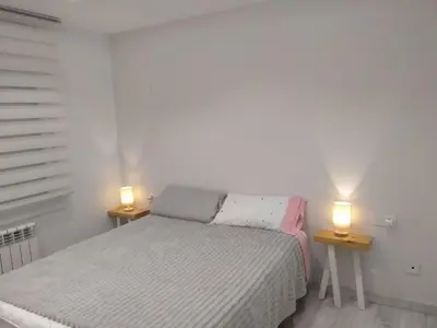 Cama o camas de una habitación en Excelente ubicacion