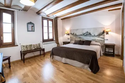 Cama o camas de una habitación en Pichuana - dúplex 4 dormitorios 4 baños