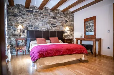 Cama o camas de una habitación en Pichuana - dúplex 4 dormitorios 4 baños