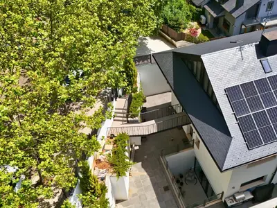 Jardín al aire libre en Ático Alojalia