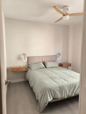 Cama o camas de una habitación en Apartamentos Crispin Samantha