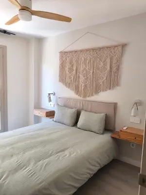 Cama o camas de una habitación en Apartamentos Crispin Samantha
