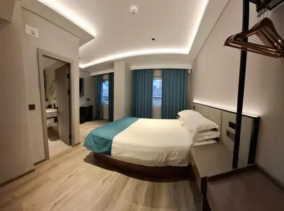 Cama o camas de una habitación en Hotel Calagurris
