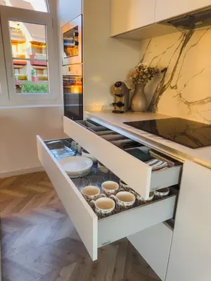 Una cocina o zona de cocina en Apartamento Casa la Rubia Jaca