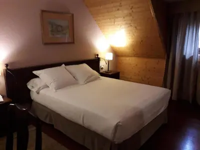 Cama o camas de una habitación en Parador de Artíes