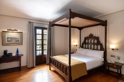 Cama o camas de una habitación en Parador de Calahorra