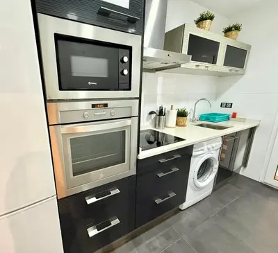 Una cocina o zona de cocina en Tu Refugio en Zaragoza - Vive Zaragoza IX
