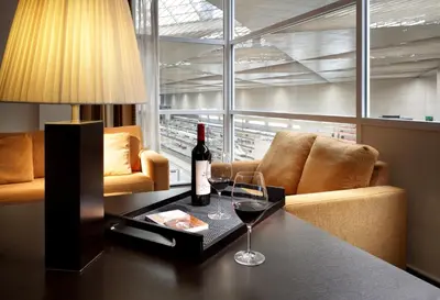 Zona de estar de Eurostars Zaragoza