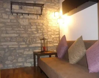 Zona de estar de Apartamento Isona en Pirineo