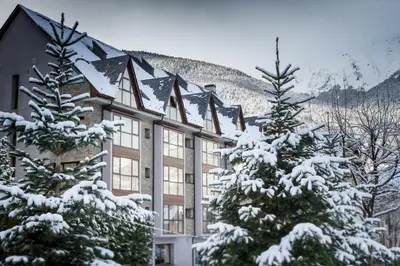 Aparthotel La Vall Blanca en invierno