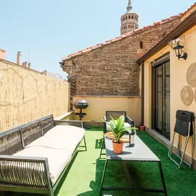 Atico Ordesa Barbacoa Terraza WiFi 4 Pax Ascensor