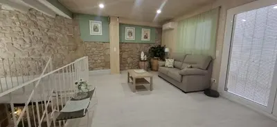 Zona de estar de Cal Ton de la Rosa de Castelldans