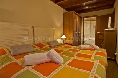 Cama o camas de una habitación en Apartarent 1500 - Apartamento Gamo
