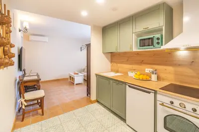 Una cocina o zona de cocina en Acogedores apartamentos a 10 minutos de Pamplona