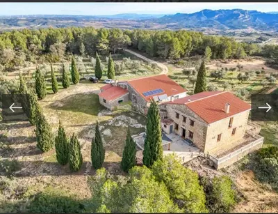 Paisaje cerca de este chalet de montaña