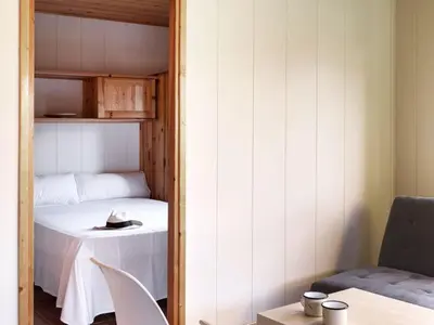 Cama o camas de una habitación en Bungalow 35m² - Terrasse - Accès Handicapé - API-1-52-716
