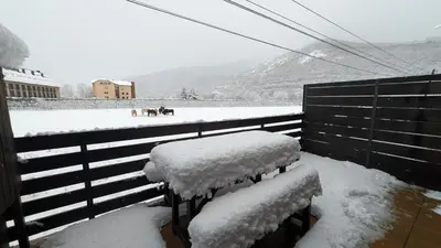 Apartament amb terrassa a Esterri by RURAL D'ÀNEU en invierno