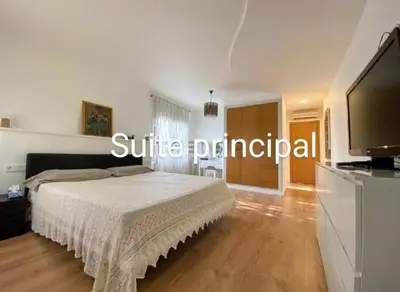 Cama o camas de una habitación en Villa entre viñas y mar